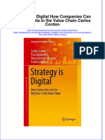 PDF Strategy Is Digital How Companies Can Use Big Data in The Value Chain Carlos Cordon Ebook Full Chapter