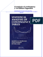 Download textbook Statistical Analysis Of Contingency Tables 1St Edition Fagerland ebook all chapter pdf 