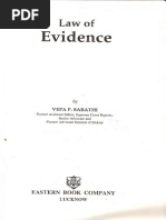 Law of Evidence by Vepa P. Sarathi