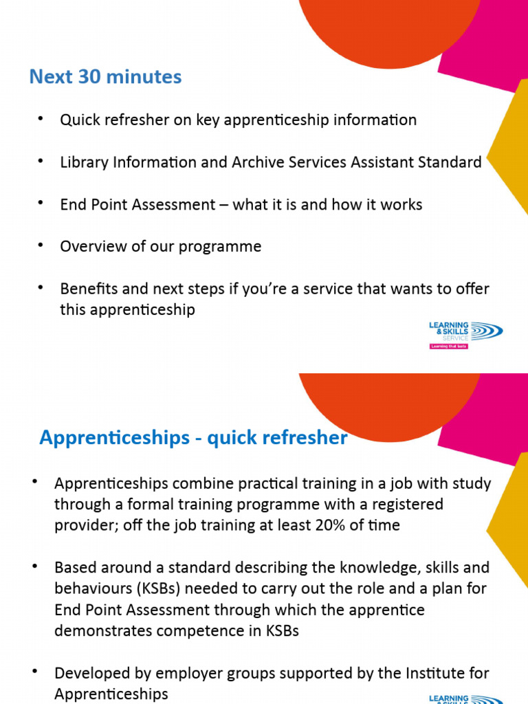 Library Assistant Apprenticeship Guide | PDF | Apprenticeship ...