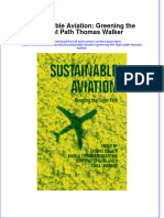 PDF Sustainable Aviation Greening The Flight Path Thomas Walker Ebook Full Chapter