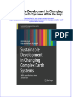 PDF Sustainable Development in Changing Complex Earth Systems Attila Kerenyi Ebook Full Chapter