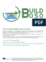 Build2050 - Call For Pilot Training