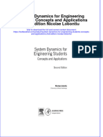 Download pdf System Dynamics For Engineering Students Concepts And Applications 2Nd Edition Nicolae Lobontiu ebook full chapter 