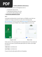 Tummis Admission User Manual