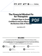 Manual Financial Mindset Fix Therapists