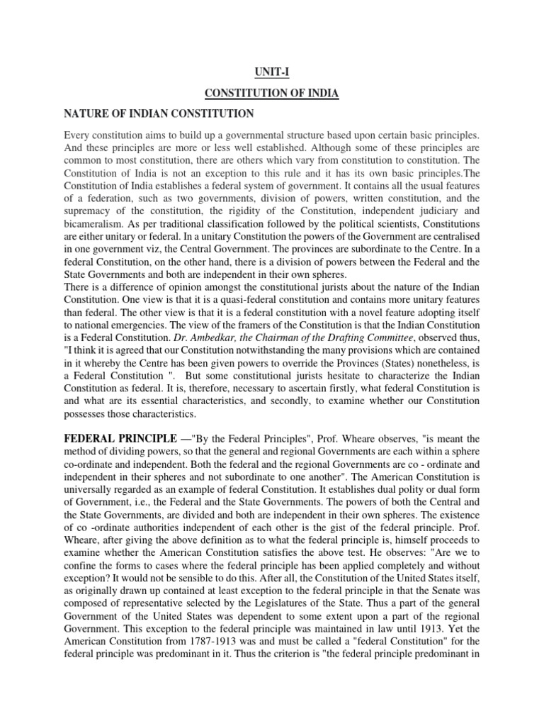 UNIT 1 Constitution | PDF | Naturalization | Citizenship