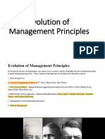 Taylor's Principles of Scientific Management