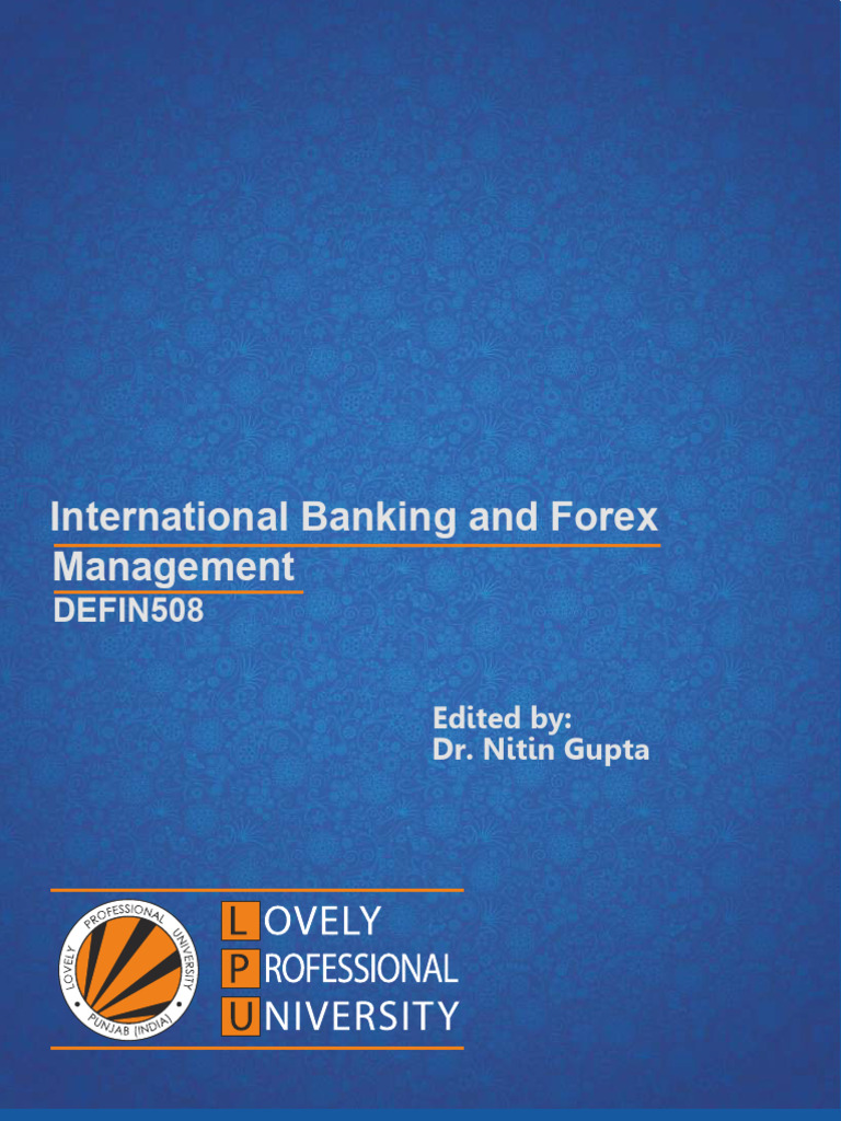 Defin508 International Banking and Forex Management | PDF | Banks ...