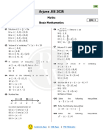 Basic Mathematics _ DPP 09 (Of Lec 12) __ Arjuna JEE 2025