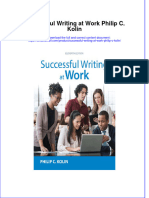 Textbook Successful Writing at Work Philip C Kolin Ebook All Chapter PDF