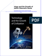 PDF Technology and The Growth of Civilization Giancarlo Genta Ebook Full Chapter