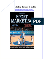 PDF Sport Marketing Bernard J Mullin Ebook Full Chapter