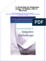 Textbook Supervision Essentials For Integrative Psychotherapy 1St Edition John C Norcross Ebook All Chapter PDF
