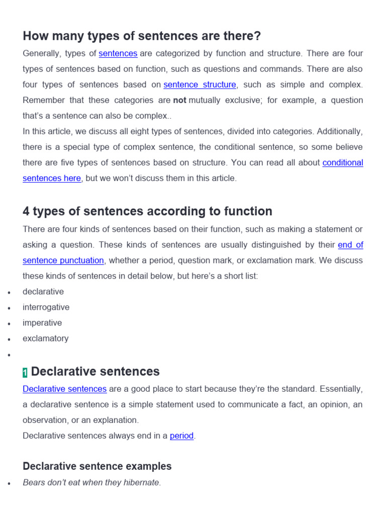 how-many-types-of-sentences-are-there-pdf-sentence-linguistics