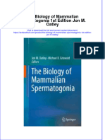 Textbook The Biology of Mammalian Spermatogonia 1St Edition Jon M Oatley Ebook All Chapter PDF