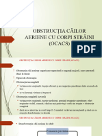 Obstrucția Căilor Aeriene Cu Corpi Străini (Ocacs)