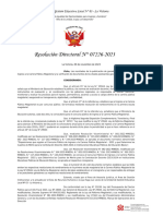 Resolución Directoral #07226-2023: Unidad de Gestión Educativa Local #03 - La Victoria