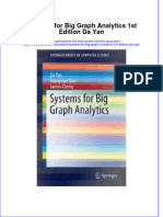 Textbook Systems For Big Graph Analytics 1St Edition Da Yan Ebook All Chapter PDF