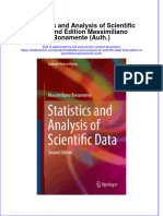 Full Chapter Statistics and Analysis of Scientific Data 2Nd Edition Massimiliano Bonamente Auth PDF