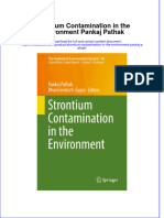 PDF Strontium Contamination in The Environment Pankaj Pathak Ebook Full Chapter