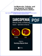 PDF Sarcopenia Molecular Cellular and Nutritional Aspects 1St Edition Dominique Meynial Denis Editor Ebook Full Chapter