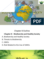 (GED109) Chapter 8 Biodiversity and Healthy Society
