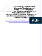 Download full chapter Redefining Diversity Dynamics Of Natural Resources Management In Asia Volume 4 The Reciprocal Relationship Between Governance Of Natural Resources And Socio Ecological Systems Dynamics In West Sum pdf docx