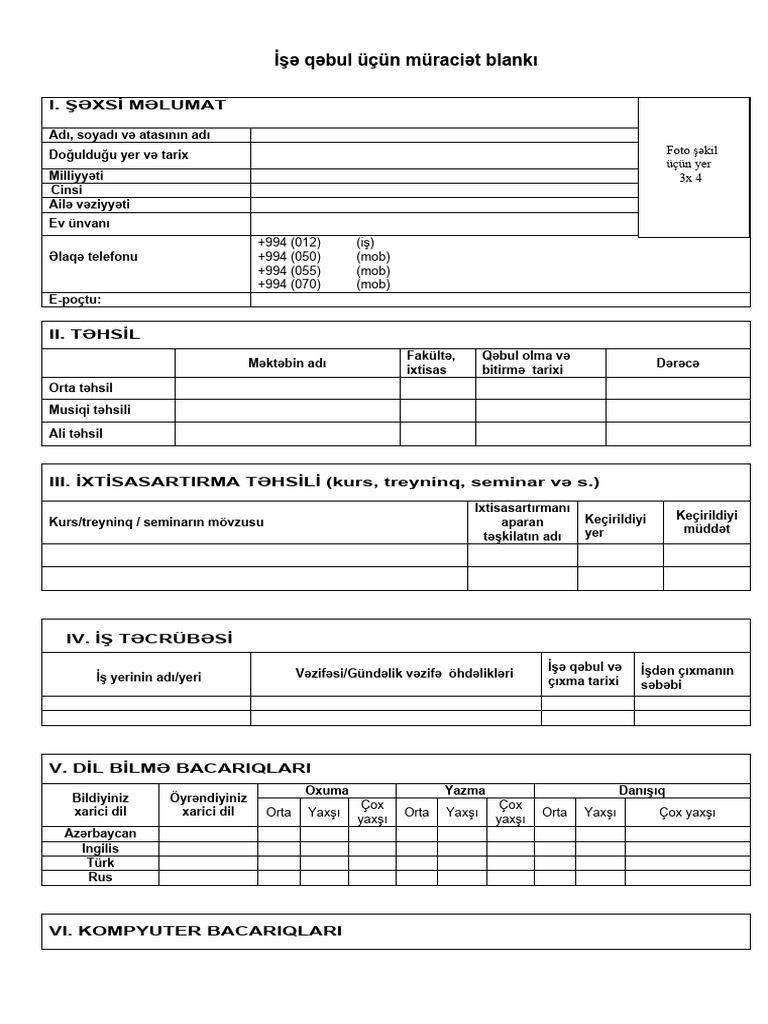 .Az CV 1 | PDF
