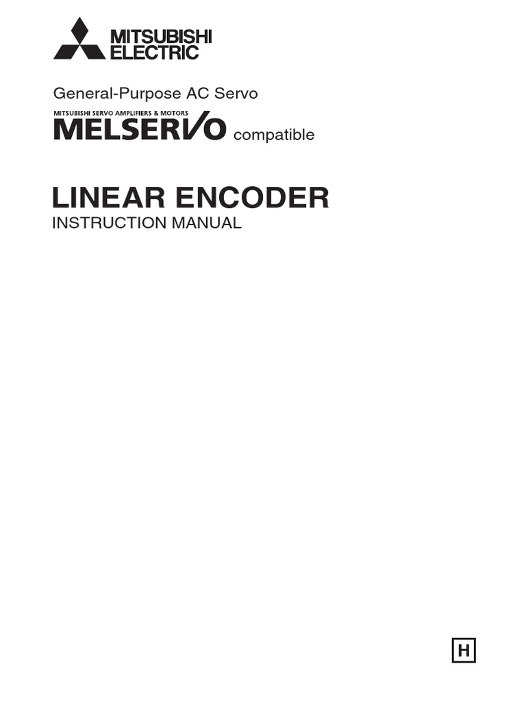 Linear Encoder: General-Purpose AC Servo Compatible | PDF | Electrical ...
