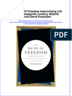 PDF The Brink of Freedom Improvising Life in The Nineteenth Century Atlantic World David Kazanjian Ebook Full Chapter