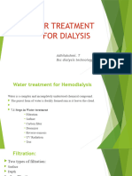 Water Treatment for Dialysis