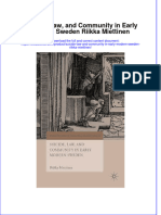 PDF Suicide Law and Community in Early Modern Sweden Riikka Miettinen Ebook Full Chapter