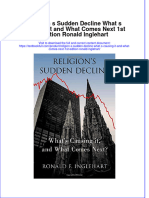 Download full chapter Religion S Sudden Decline What S Causing It And What Comes Next 1St Edition Ronald Inglehart pdf docx