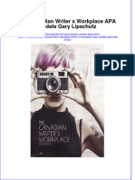PDF The Canadian Writer S Workplace Apa Update Gary Lipschutz Ebook Full Chapter