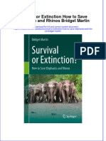 Download pdf Survival Or Extinction How To Save Elephants And Rhinos Bridget Martin ebook full chapter 