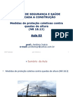 GSST Medidas de proteção coletivas contra quedas de altura