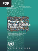 Developing Gender Statistics