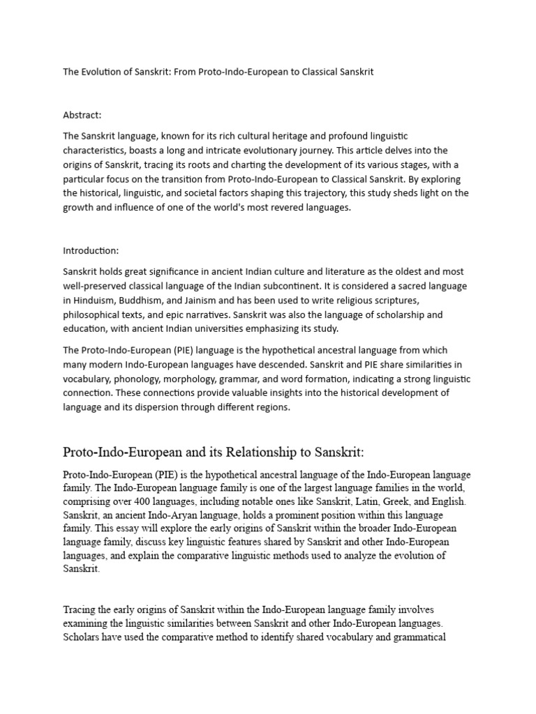 SANSKRIT WHEN STARTED visual data 4