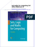 PDF Sets Logic and Maths For Computing 3Rd Edition Makinson D Ebook Full Chapter