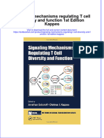 Textbook Signaling Mechanisms Regulating T Cell Diversity and Function 1St Edition Kappes Ebook All Chapter PDF