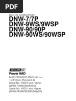 Betacam SX DNW-7P Maintenance Manual