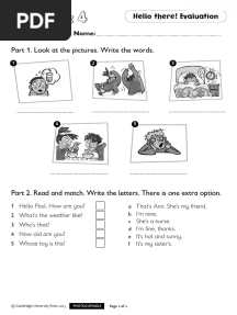 Kids Box 4 Tests