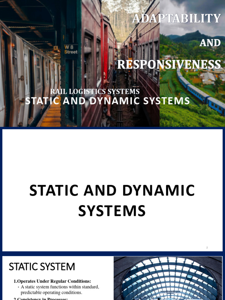 Static and Dynamic Systems | PDF | Logistics | Inventory