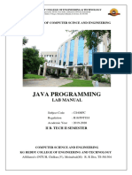 JAVA Lab Manual
