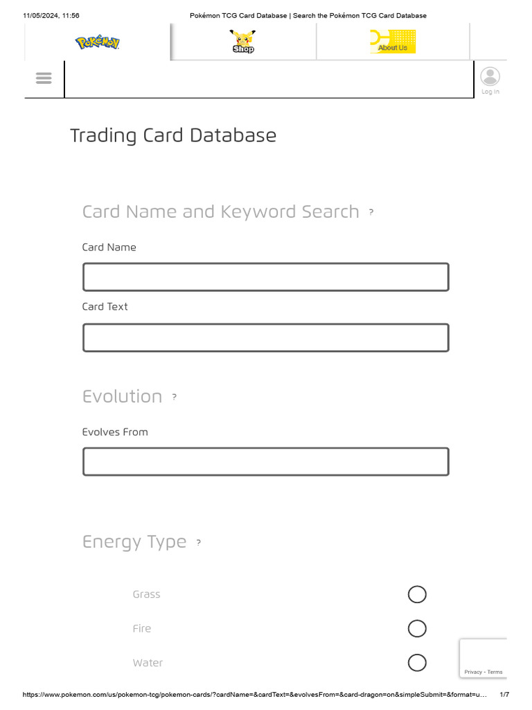 Pokémon TCG Card Database - 1 | PDF
