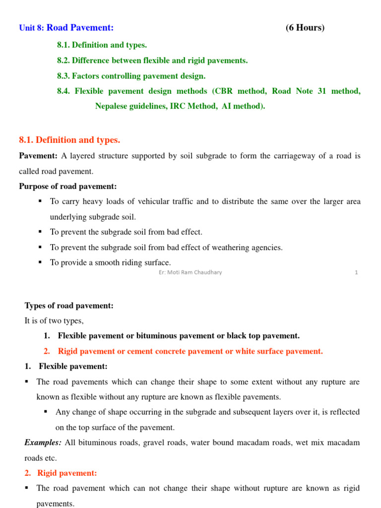 IRC Methods for Flexible Pavement Design | PDF | Road Surface | Road