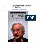 Textbook The Cambridge Companion To Chomsky Mcgilvray Ebook All Chapter PDF