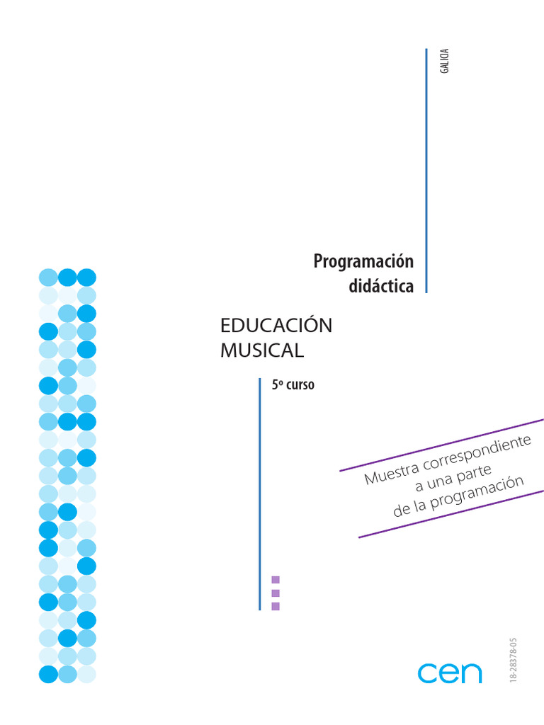 Programación Didáctica Música 5º Primaria | PDF | Educación primaria ...