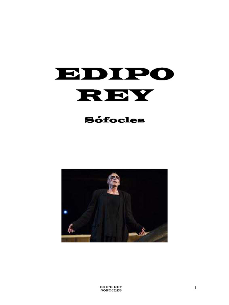 Edipo Rey: Texto Completo y Personajes | PDF | Edipo | Sófocles
